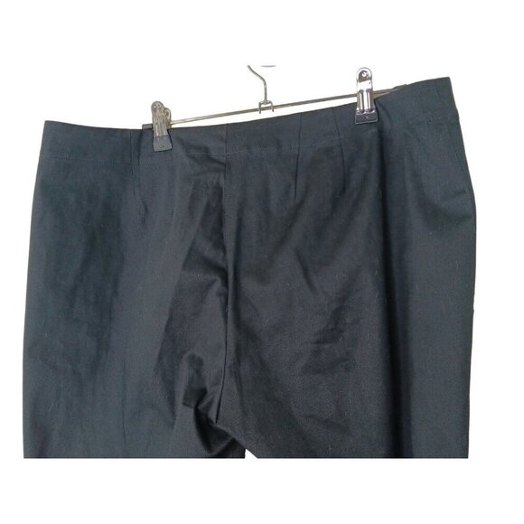 New with Tags J Jill Versatile Cotton-Stretch Slim-Leg Pants Black Size 12 - Picture 10 of 13